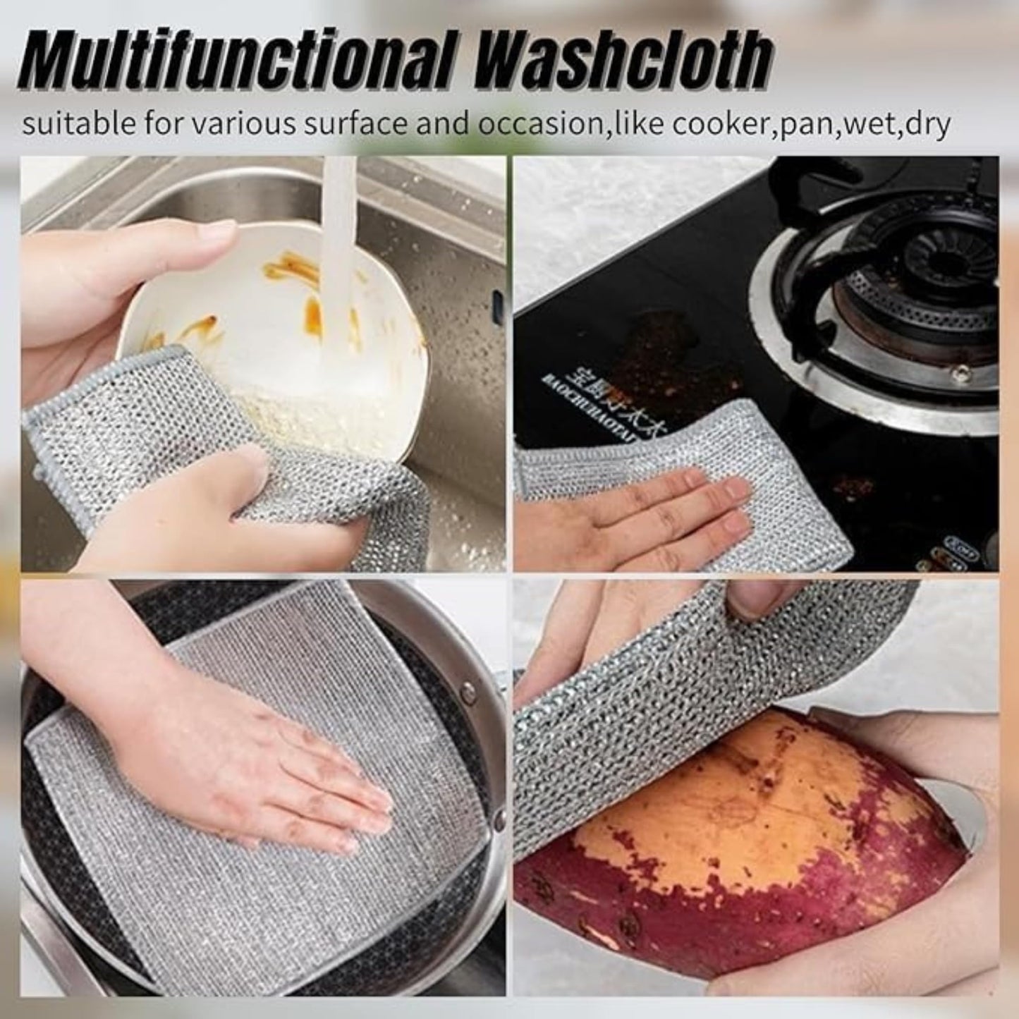 Multipurpose Wire Dishwashing Rags™